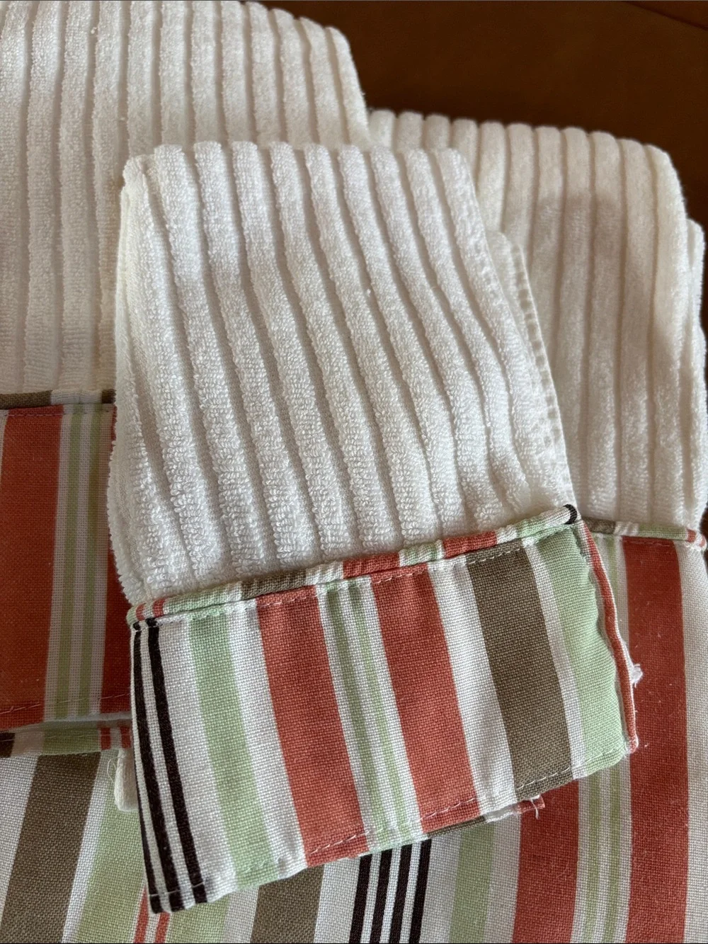 Striped towel set by Colordrift nautical